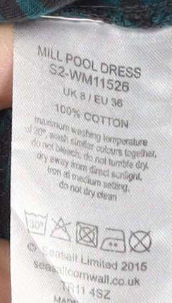 Seasalt Women's Multicoloured Striped Swing Dress, Size 8, Casual