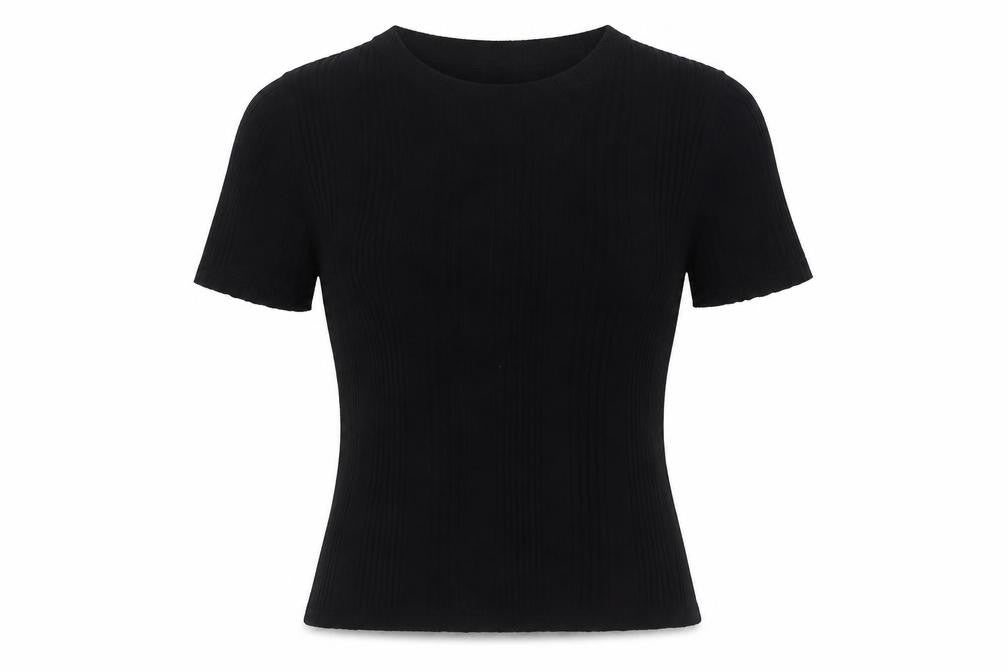 Marks and Spencer Women's Black Short Sleeve Top, Size 12