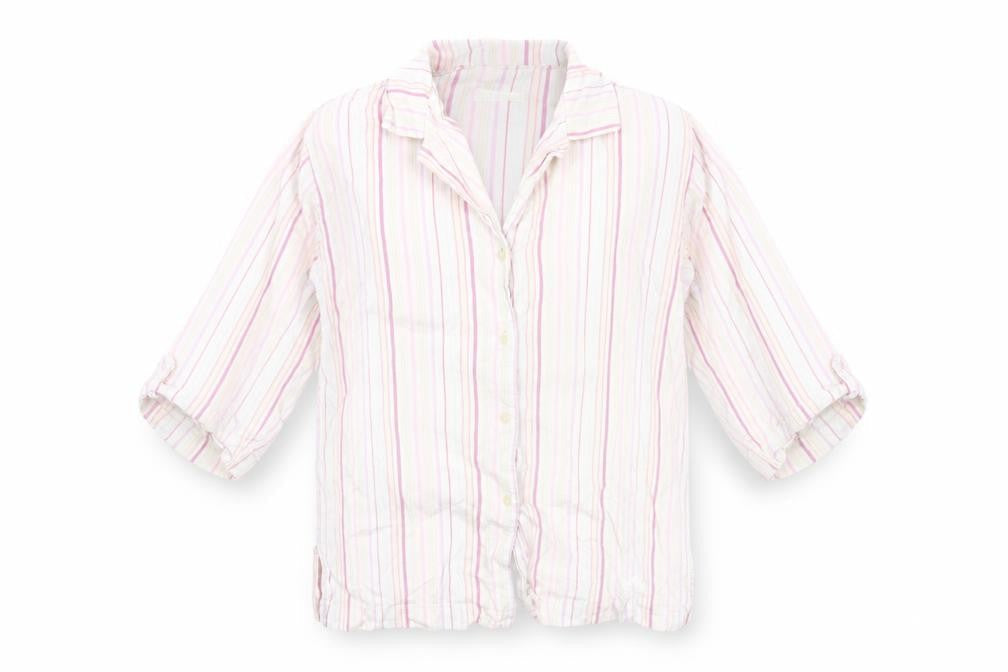 Marks and Spencer Women's Multicoloured Button-Up Shirt M