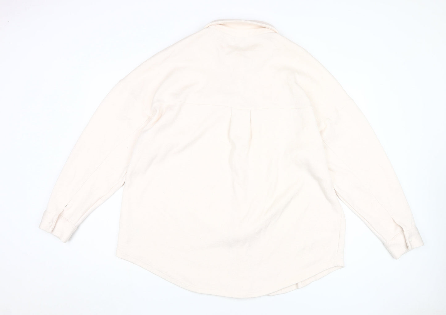 Next Women's Ivory Button-Up Shirt XL Collared Top