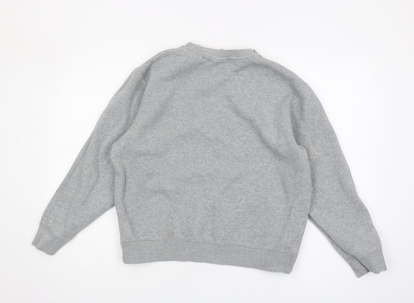 Nike Grey Unisex Sweatshirt, S - Casual Pullover Crew