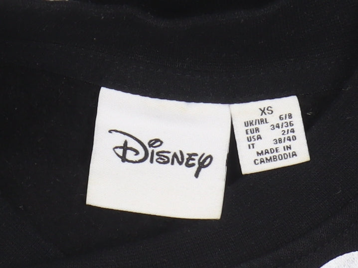 Disney Women's Black XS Pullover Sweatshirt