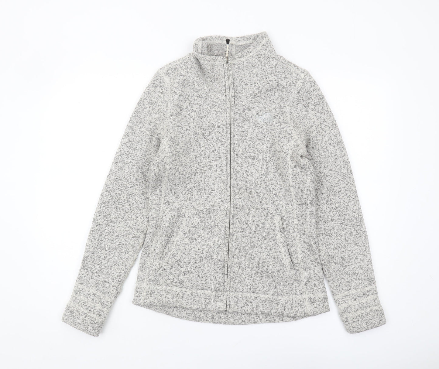 The North Face Women's Grey Full Zip Sweatshirt Size S