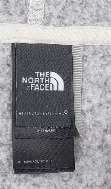 The North Face Women's Grey Full Zip Sweatshirt Size S