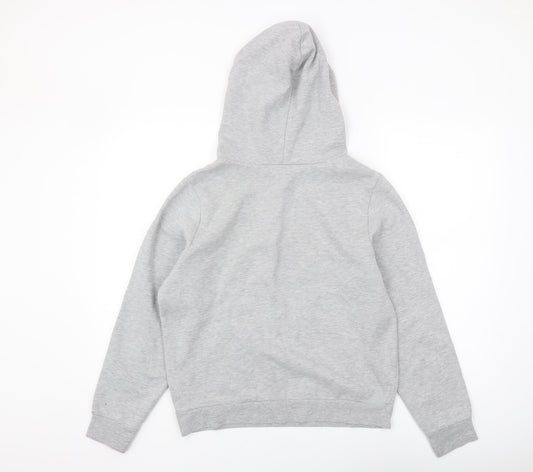 FB Sister Women's Grey Pullover Hoodie, Size S, Logo, Casual