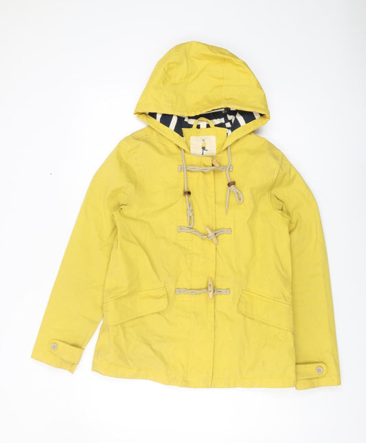Seasalt Women's Yellow Rain Coat Jacket Size 8