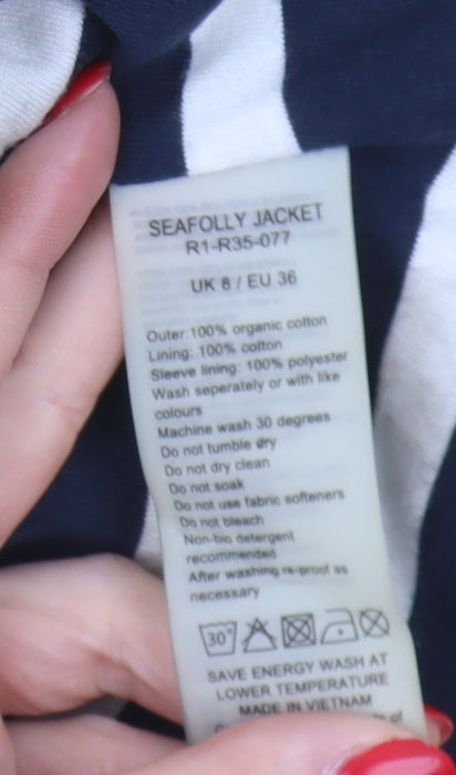 Seasalt Women's Yellow Rain Coat Jacket Size 8