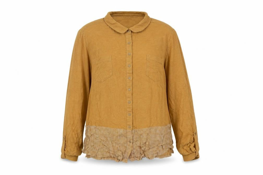 Womens UK Size 10 White Stuff Brown  Button-Up