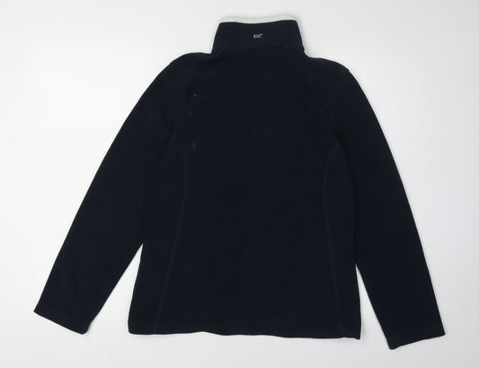 Regatta Women's Black Fleece Jacket Size 10 Regular Fit