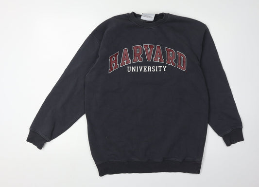 Harvard Black Unisex Graphic Sweatshirt S