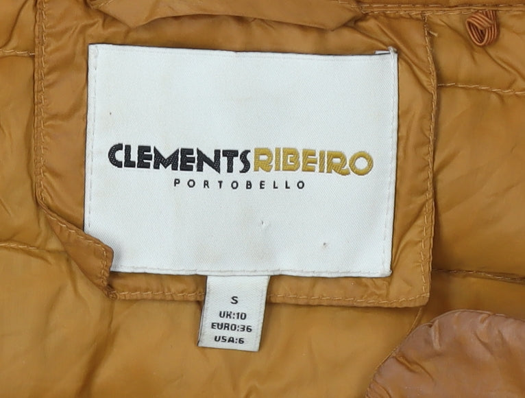 Clements Ribeiro Women's Brown Puffer Jacket Size S