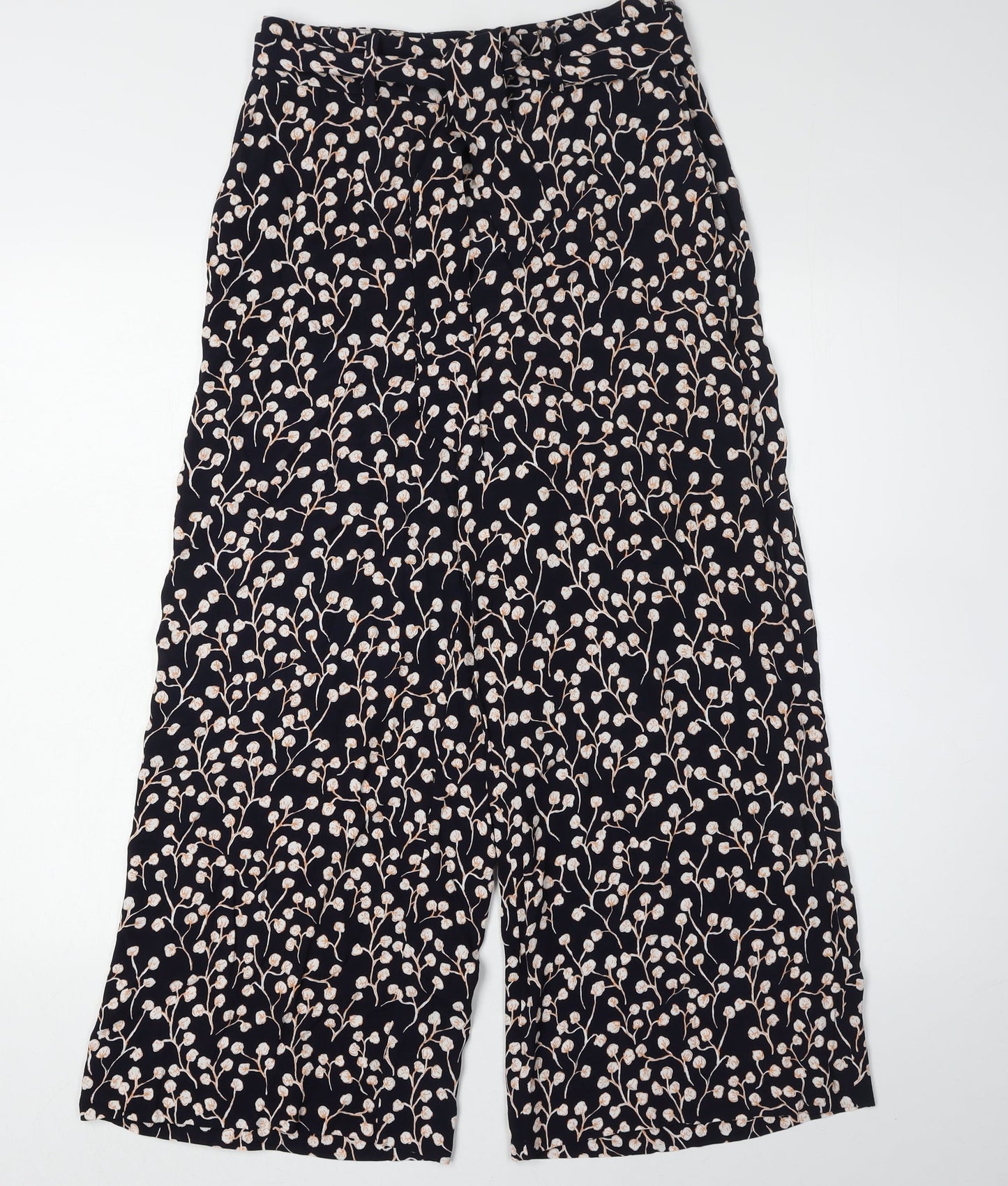Mint Velvet Women's Multicoloured Floral Trousers Size 8