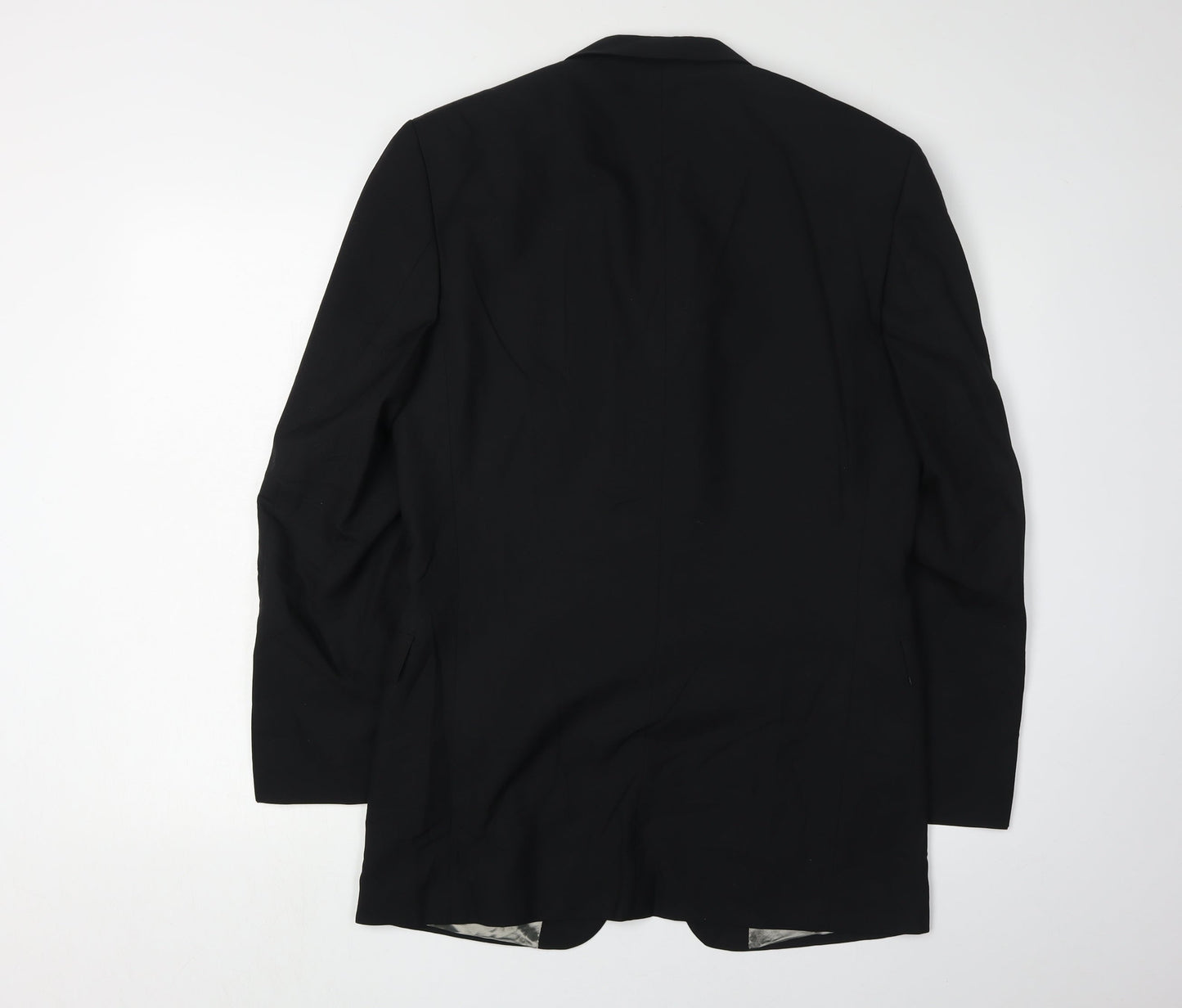 Lino Vierra Men's Black Blazer 34R Single-Breasted