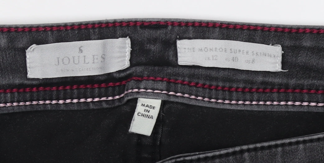 Joules Women's Black Skinny Jeans Size 12