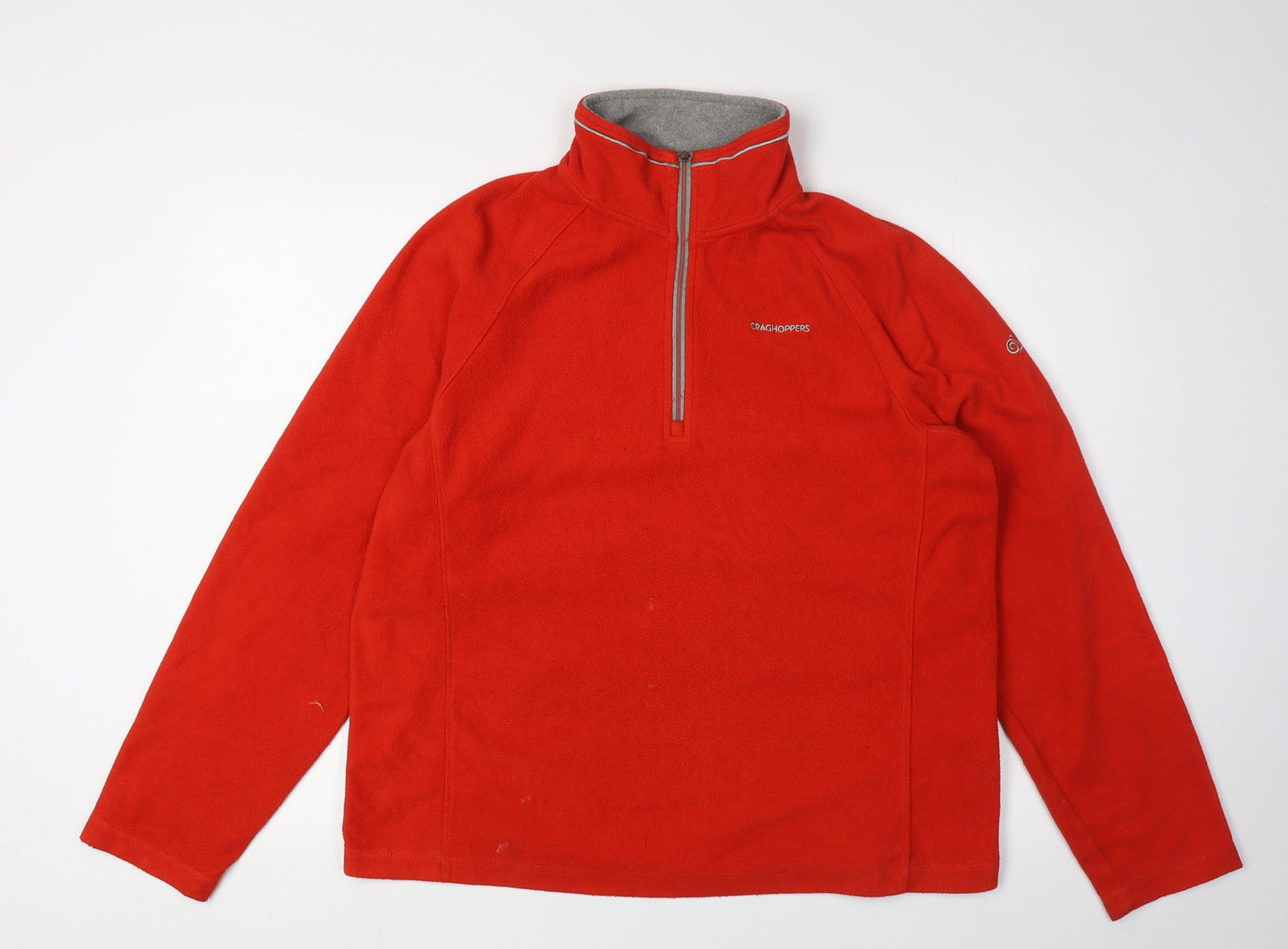 Craghoppers Men's Red Fleece Sweatshirt L