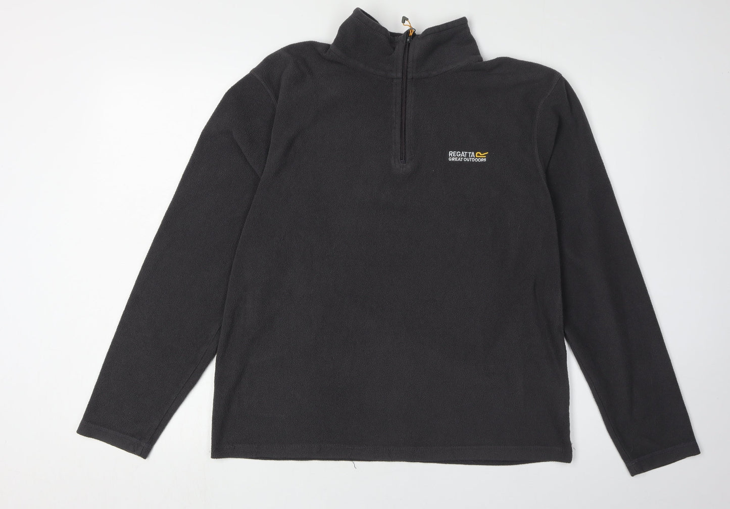 Regatta Men's Black Fleece Pullover Sweatshirt M