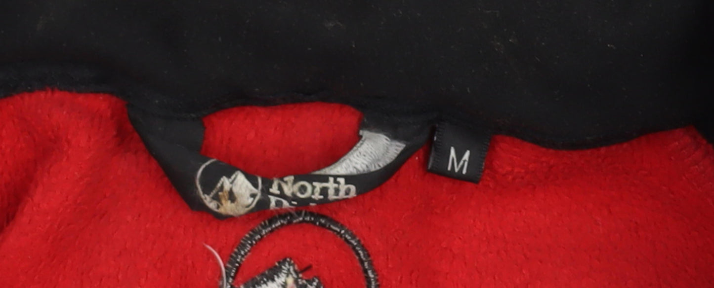 North Ridge Men's Black Hooded Parka Jacket M