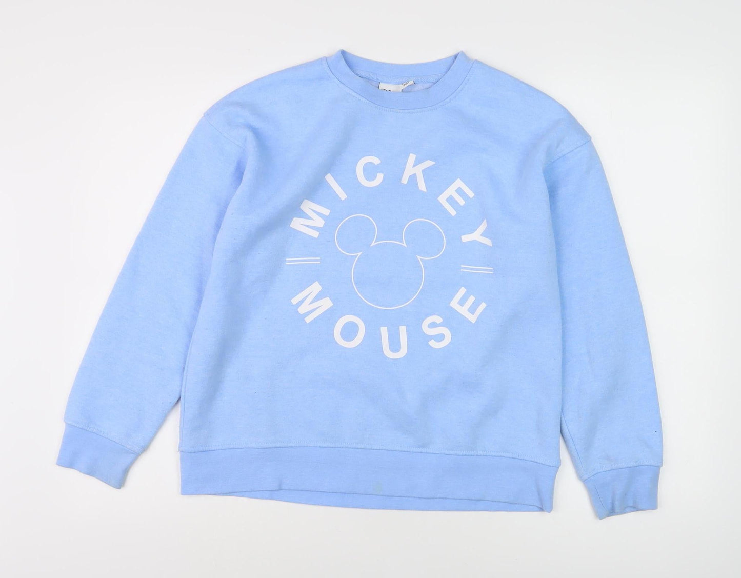 Disney Women's Blue XS Pullover Mickey Mouse Sweatshirt