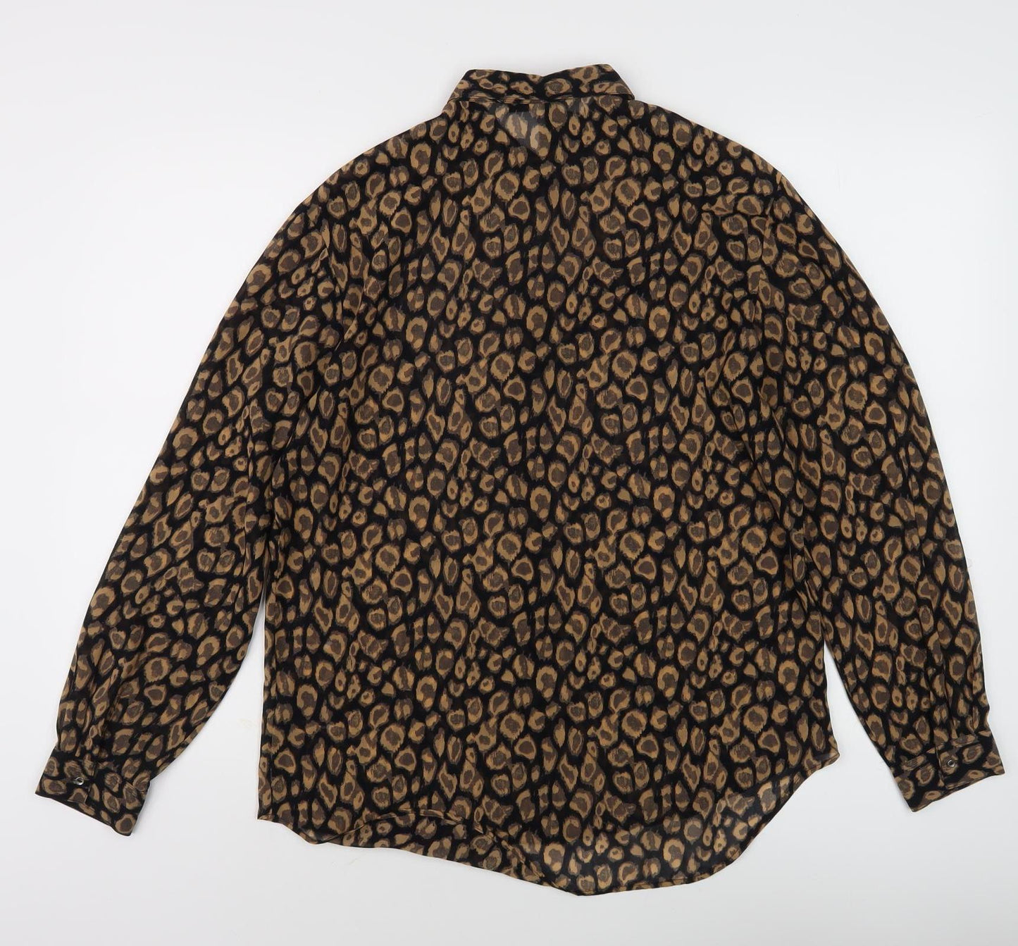 Next Women's Multicoloured Animal Print Blouse, Size 8