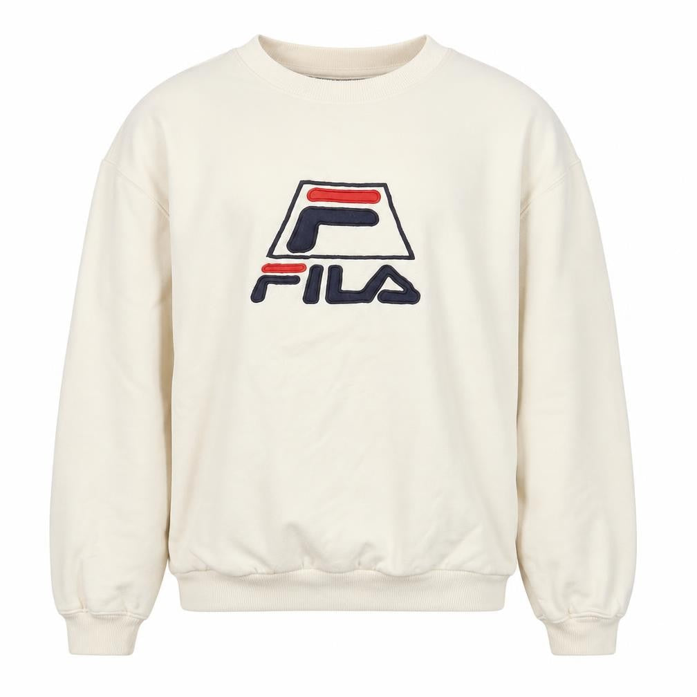 Mens UK S Regular FILA Beige Pullover Sweatshirt