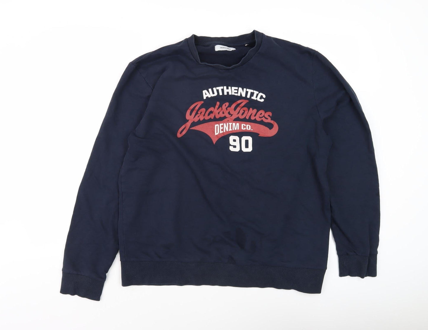 Jack & Jones Men's Blue XL Pullover Sweatshirt