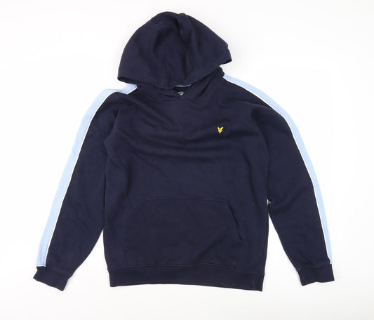 Lyle & Scott Boys Blue Pullover Hoodie 15-16 Years