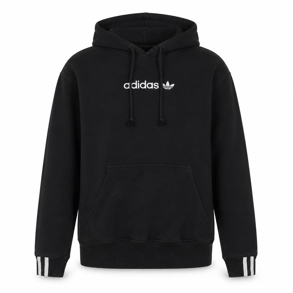 Womens UK 6 Regular adidas Black Pullover Hoodie