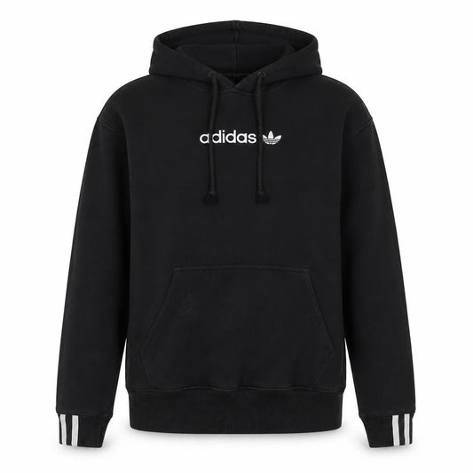 Womens UK 6 Regular adidas Black Pullover Hoodie