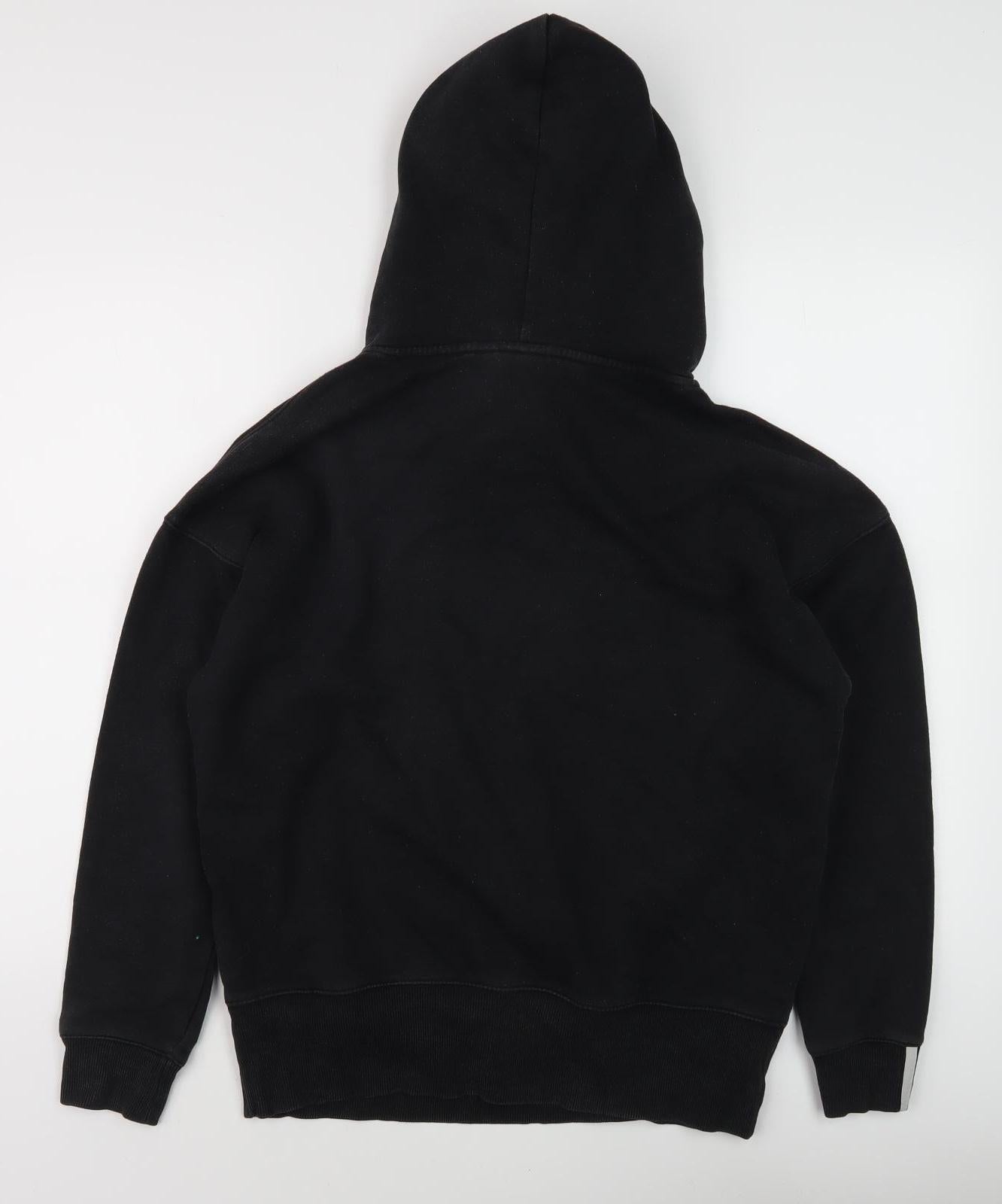 Adidas Women's Black Hooded Pullover Hoodie Size 6