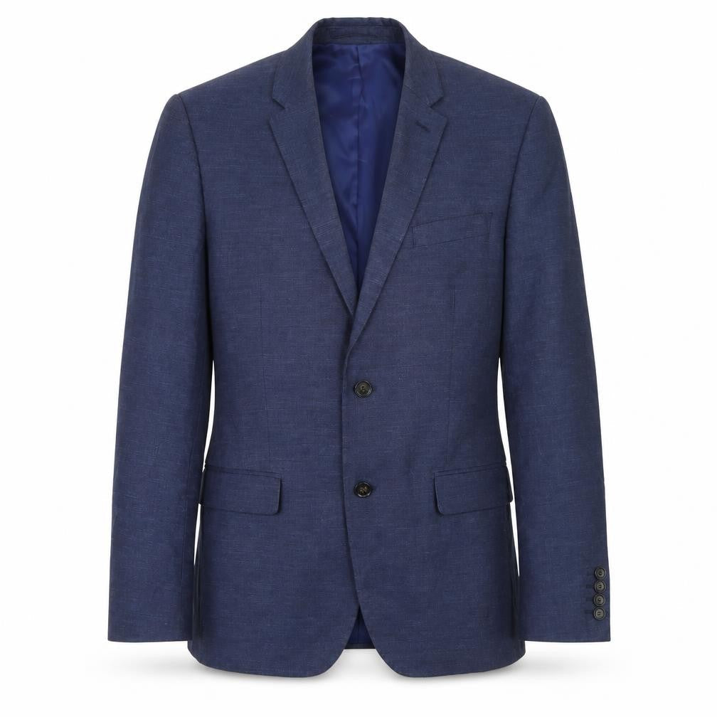 Marks and Spencer Men's Blue Wool Blazer - Size 40R
