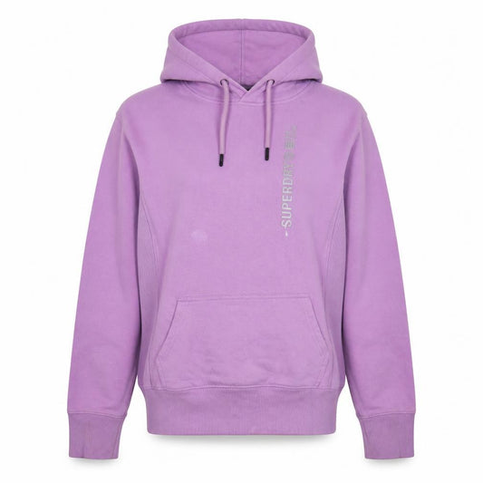 Unisex Adults UK XS Regular Superdry Purple Pullover Hoodie