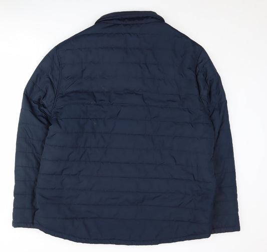 Crew Clothing Company Men's Blue 2XL Puffer Jacket
