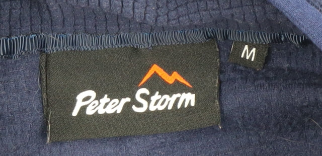 Peter Storm Men's Blue Pullover Fleece Sweatshirt M