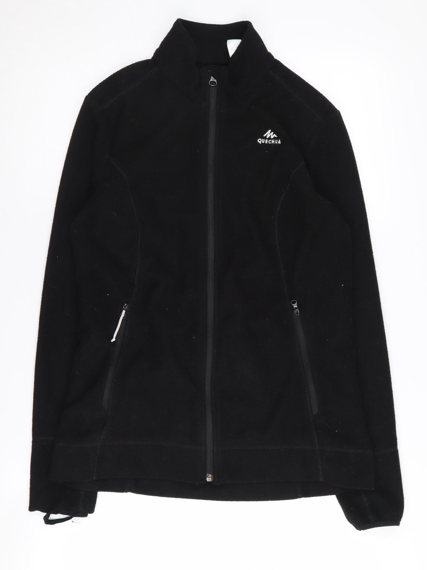Quechua Women's Black Fleece Jacket M Outdoor