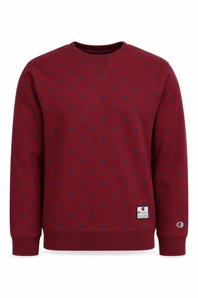Mens UK S Regular Champion Red Pullover Sweatshirt