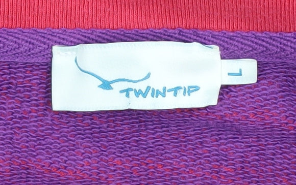 Twintip Women's Red Sweatshirt L Cotton Casual
