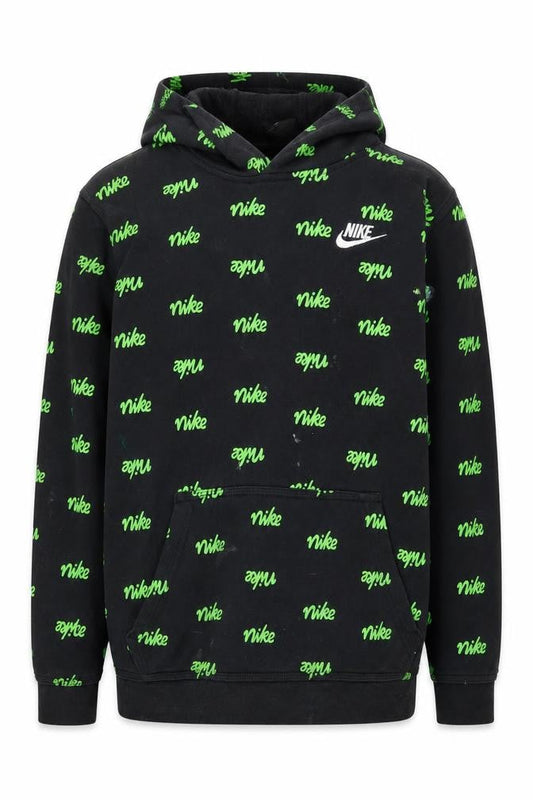Nike Boys Black XL Graphic Print Pullover Hoodie