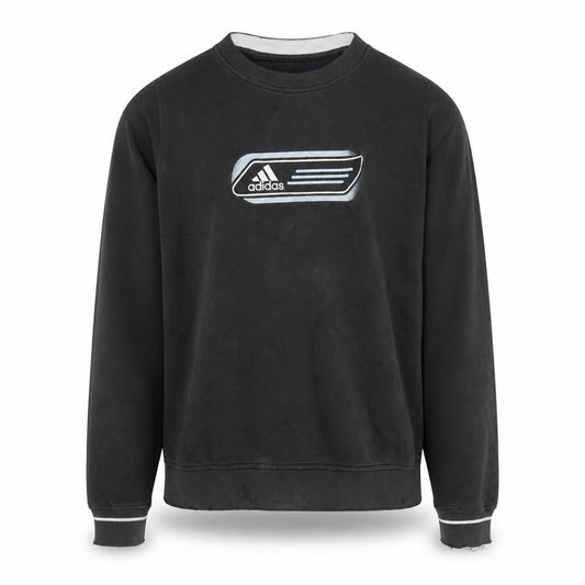 Front view of Adidas Men's Black M Pullover Sweatshirt