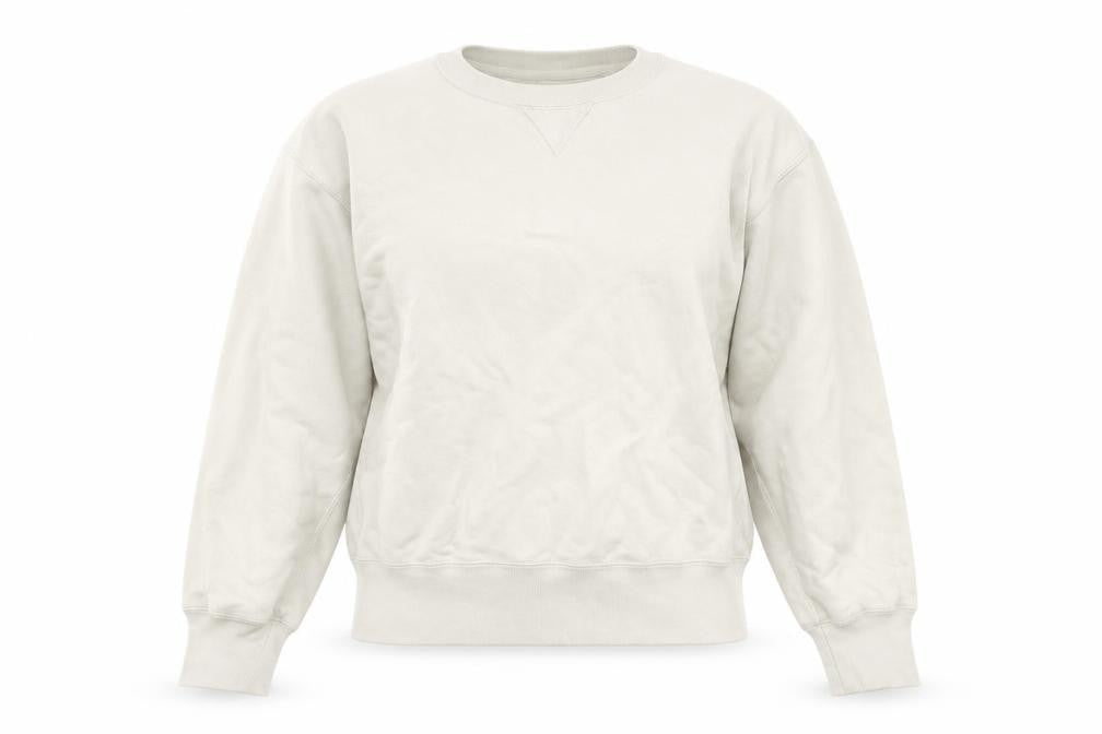 Uniqlo Womens Ivory Pullover Sweatshirt, S,