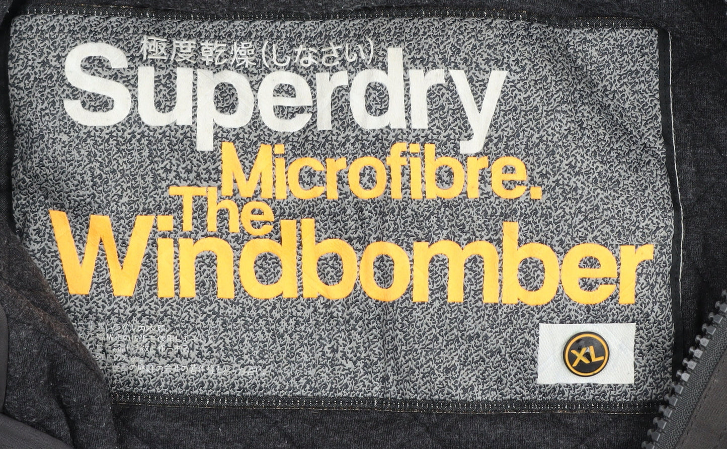Superdry Men's Black XL Bomber Jacket
