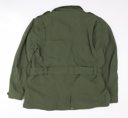 Craghoppers Women's Green Military Jacket Size 16