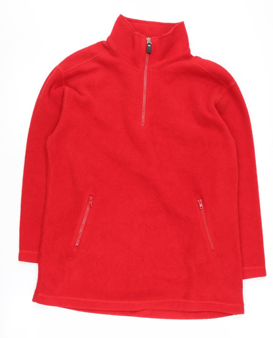 Hikers Haven Red Small Unisex Outdoor Pullover Sweatshirt