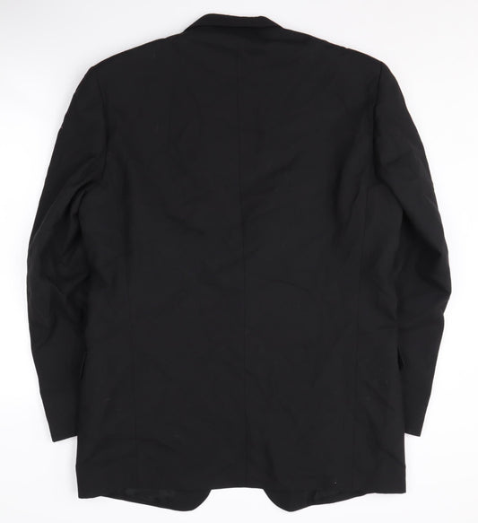 Ciro Citterio Men's Black Tuxedo Blazer, Size 40L