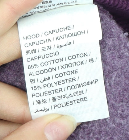Superdry Women's Purple Pullover Hoodie L