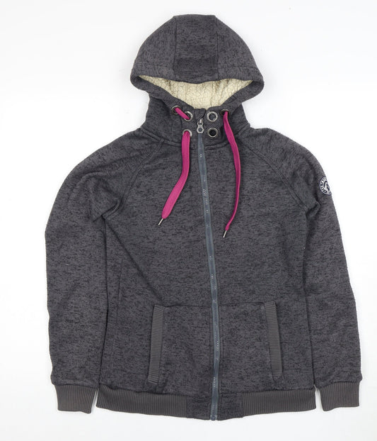Tog Twenty Four Women's Grey Full Zip Hoodie Size 12
