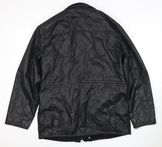 Gryphon Men's Black Quilted Jacket M Casual