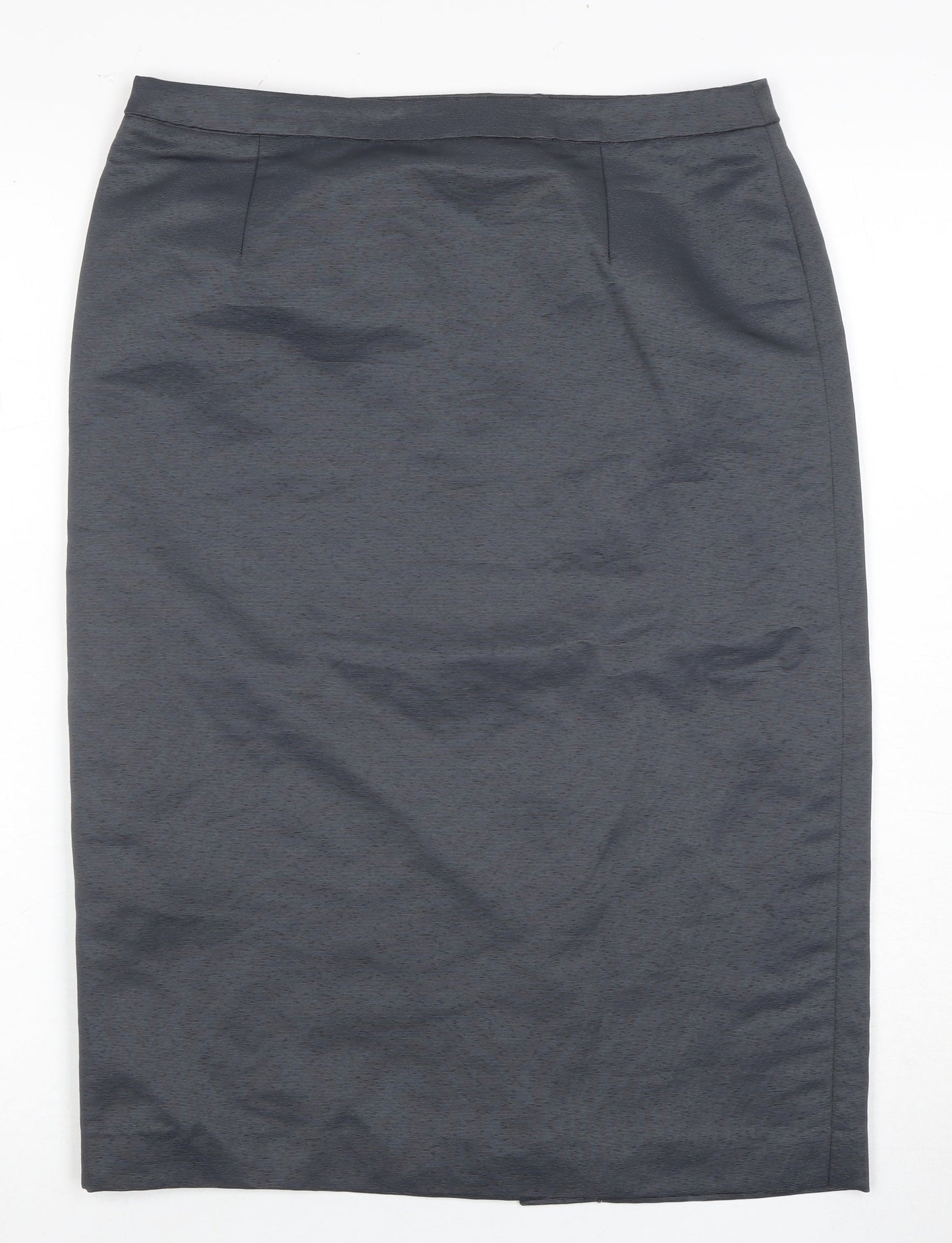 Viyella Women's Grey Pencil Skirt Size 10