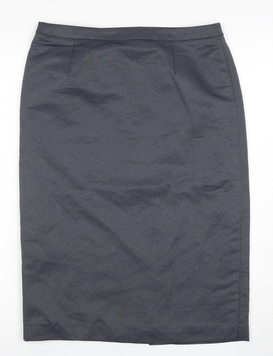 Viyella Women's Grey Pencil Skirt Size 10