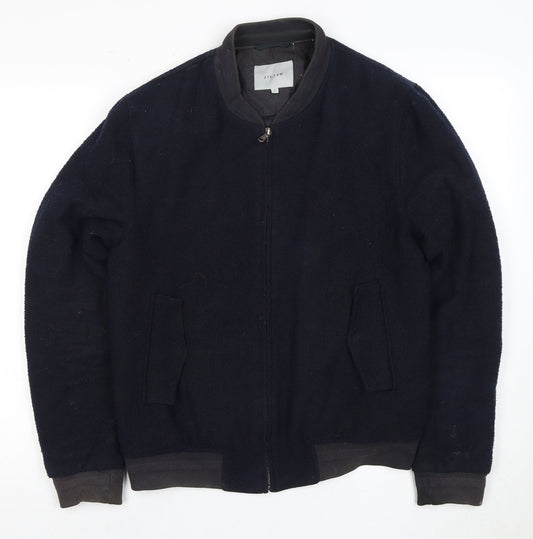 Jigsaw Men's Black Bomber Jacket Size S Casual