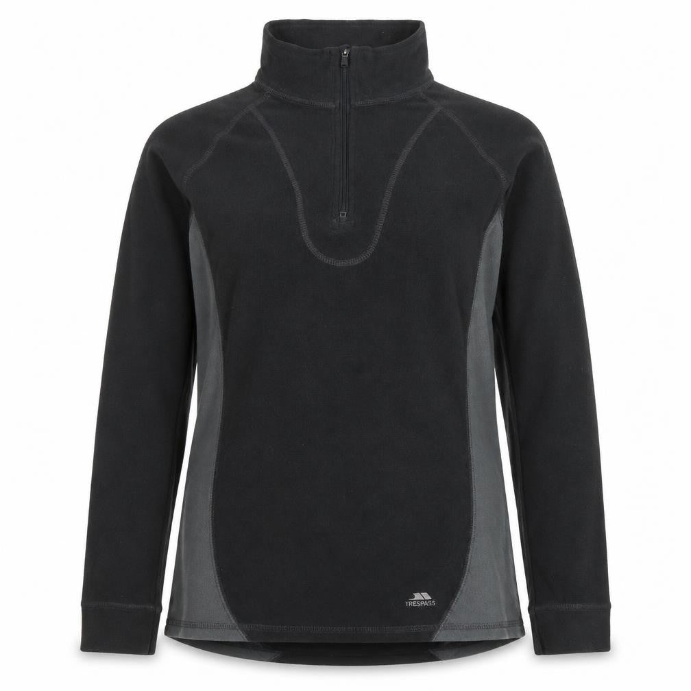 Unisex Adults UK M Regular Trespass Black Pullover Sweatshirt